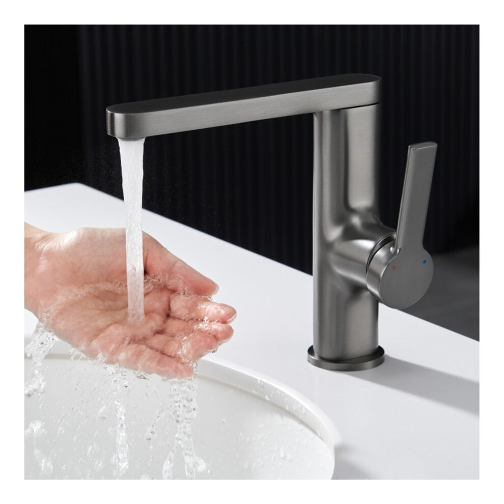 Faucet 360Degree Rotatable Bathroom Sink Vessel Faucet, Singlehandle Brass Vanity Faucet For Vessel Sink 9347817135848