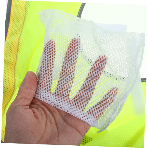 Visibility Neck Shield Construction Helmet Sunshade Wide Brim Reflective Stripes HookandLoop Fixation Visor 2