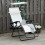 Outsunny Outsunny Zero Gravity Chair Adjustable Patio Lounge w/ Cup Holder White 1