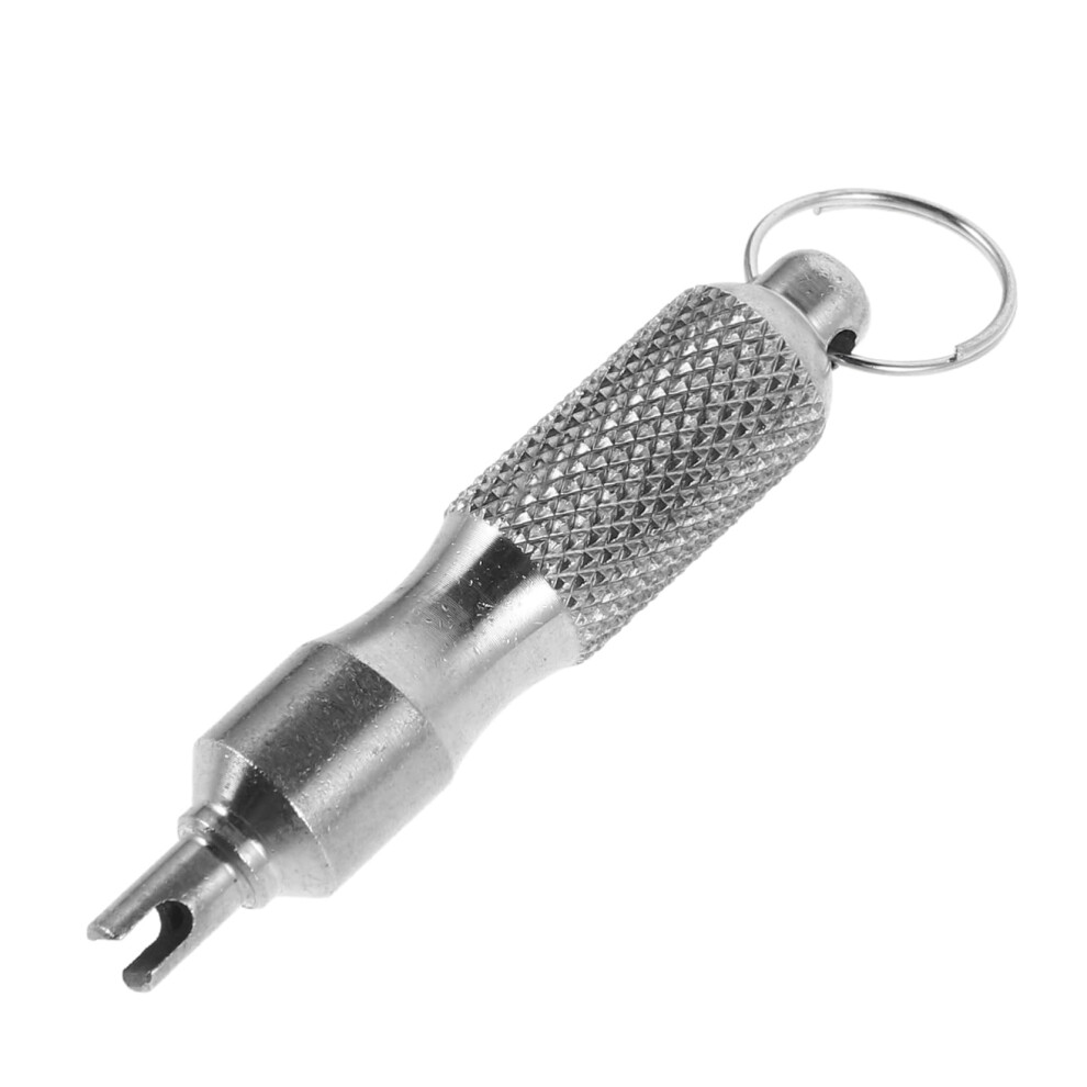 Tire Valve Core Remover Tool Ergonomic Keychain Extractor For Car And Bicycle Durable Valve Core Wrench Hvac Maintenance 9426802588644
