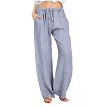 Baggy Sweatpants Women Wide Leg Running Pants Casual Waist XXL Gray