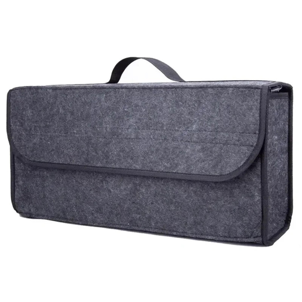 Large Anti Slip Compartment Boot Storage Organizer For Car Trunk, Soft Felt Storage Box, Car Storage Bag 9426802588736