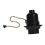 Vintage lamp socket with pull switch and chain, and floor lamp screw base for lighting. Reliable insulation. Stylish design. 1