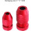 Drill Bit Stop Collar Aluminum Adjustable Depth Stop Red Securely Locks For Woodworking Hand Tools 3