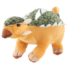 Simulaatiolelu dinosaurusten ystäville, Stegosaurus-pehmolelu kierrätetyistä vesipulloista, täydellinen opettavaiseen leikkiin ja