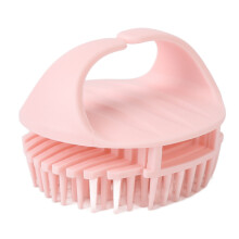 Spazzola massaggiante per cuoio capelluto con impugnatura antiscivolo, adatta a tutti i tipi di capelli, resistente all'acqua, con setole morbide per