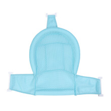 Badnät för baby, andningsbart nät för spädbarn med justerbar storlek, halkfri badsits för nyfödda och småbarn, ergonomisk design för