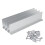 Gutter Splash Guards Set, Rustproof Aluminium Corner Fit Rain Gutter Protector, Prevent Overflow 1