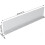 Gutter Splash Guards Set, Rustproof Aluminium Corner Fit Rain Gutter Protector, Prevent Overflow 5