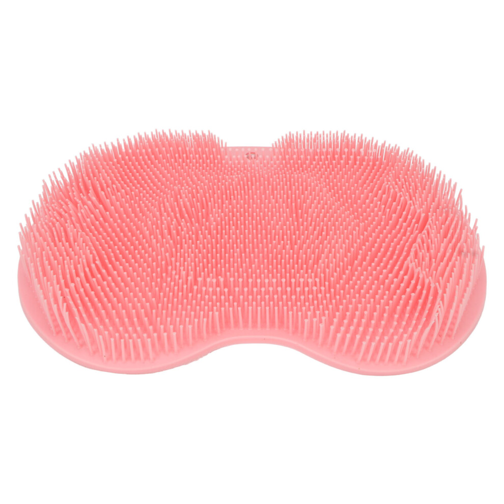 Pink Shower Foot Scrubber With 75 Suction Cups, Foot Massager Mat