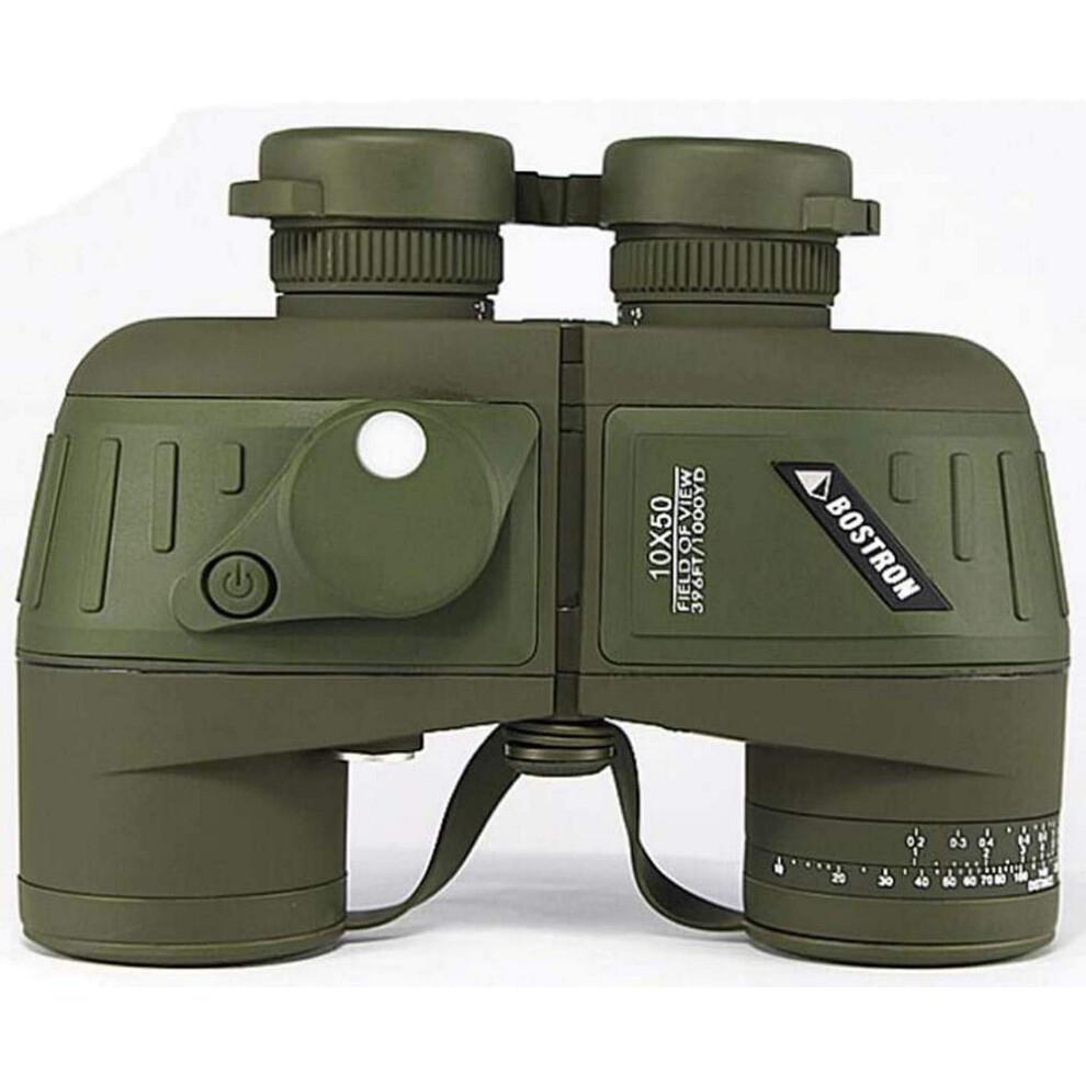 Nautical Binoculars 10X50 Hd Marine With Low Performance Internal Rangefinder And Compass For Navigation Light 9189345455957