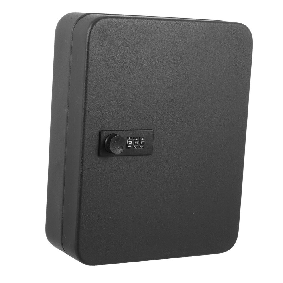 Key Box Wallmounted Key Management Cabinet With Code Slots, Metal Security Organizer 9347817919295