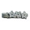 Hairpin with crystal star 4