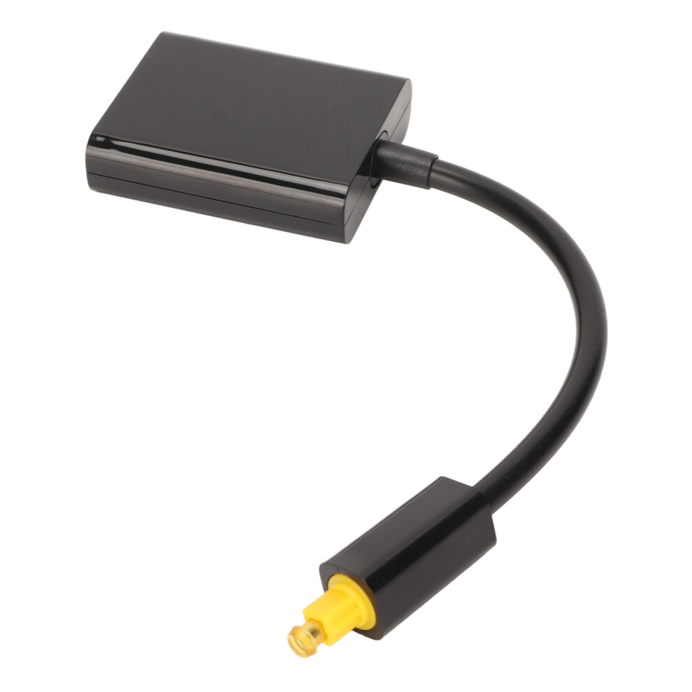 1 To 2 Optical Cable Splitter For Surround Sound 15Cm Black 5091373104681