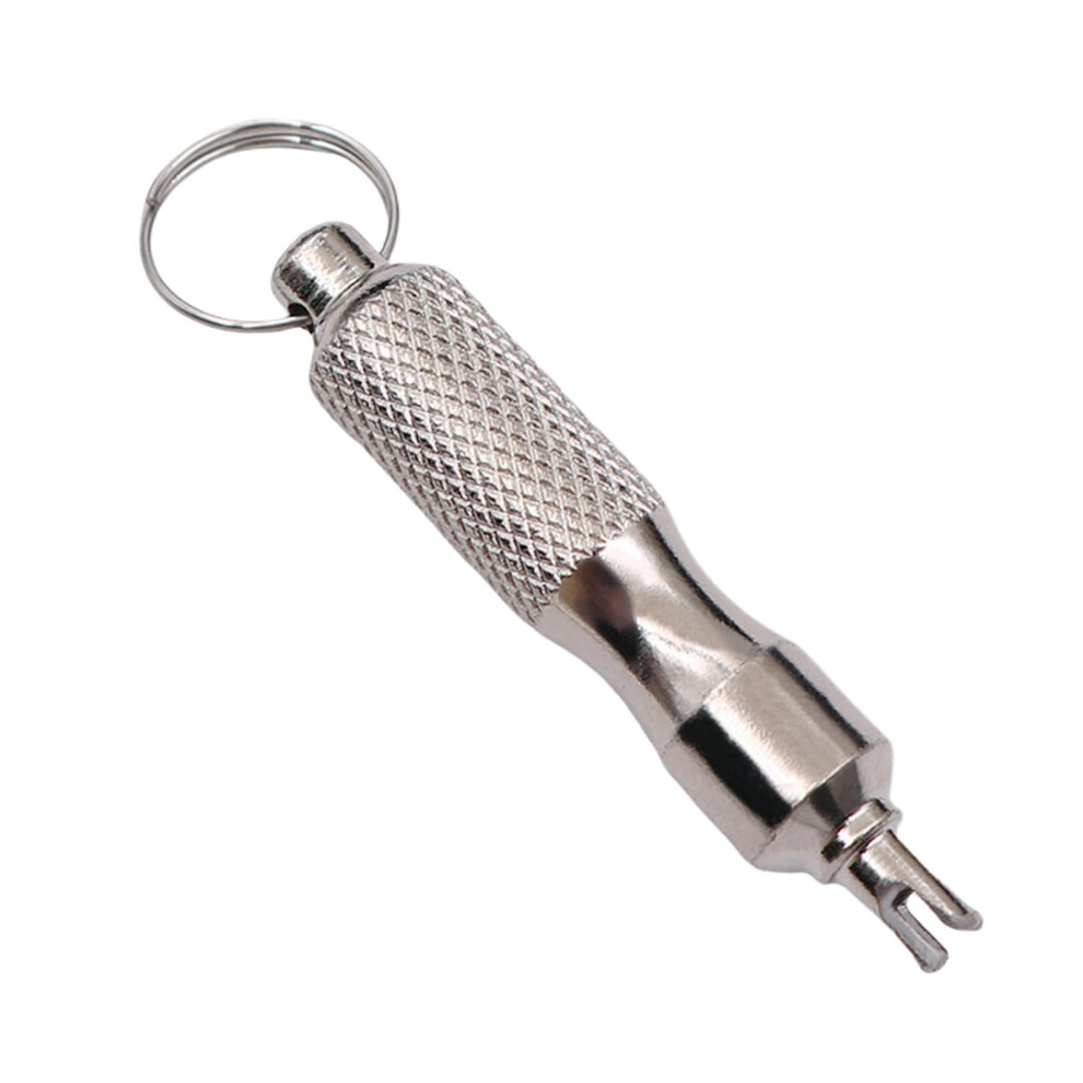 Tire Valve Core Removal Tool With Compact Keychain Design For Quick Car And Bike Valve Stem 9189345318979