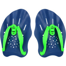 Contour Swim Paddles Swim Training Hand Paddles Adjustable Straps HBlue Normal Size For Women And Men
