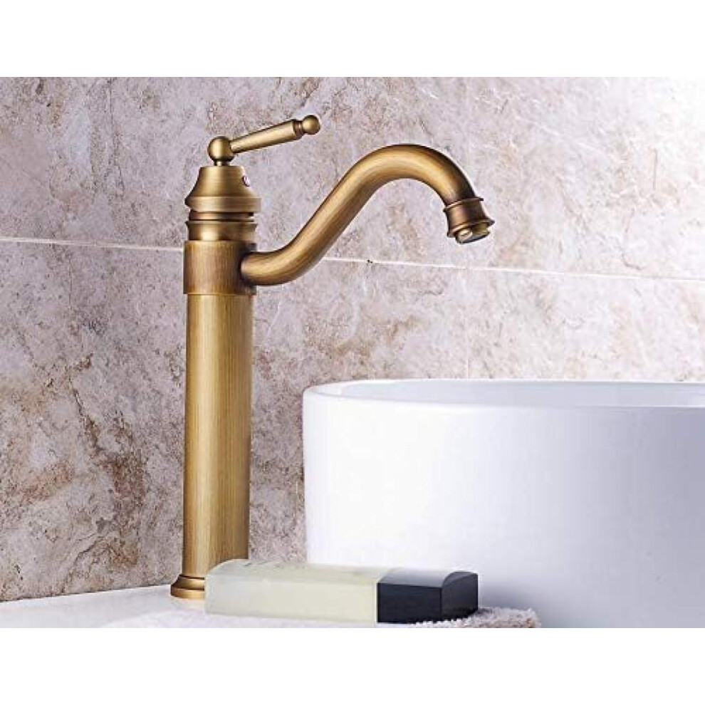 Bathroom Faucet Copper Antique Mixer Faucet Rotatable Hot And Cold Water Taps Sink Tap For Kitchen And Bathroom 9347817137118