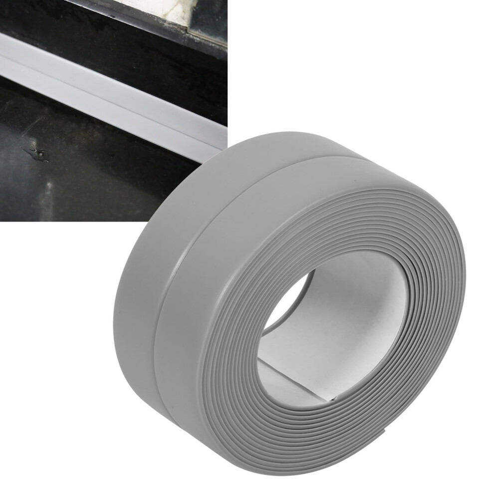 2 Roll White Caulk Tape, Waterproof Self Adhesive Sealing Strip For Bathroom Kitchen Countertop (38Mm X 3.2M) 9189345319013