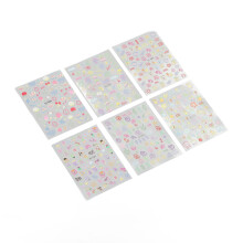 Selbstklebende Blumen-Nagelsticker für glänzende, langlebige Nageldesigns