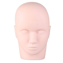 Lash Mannequin Head for Lash Extension Practice, Makeup Training, Soft Touch Rubber, Easy to Clean, Salon Use