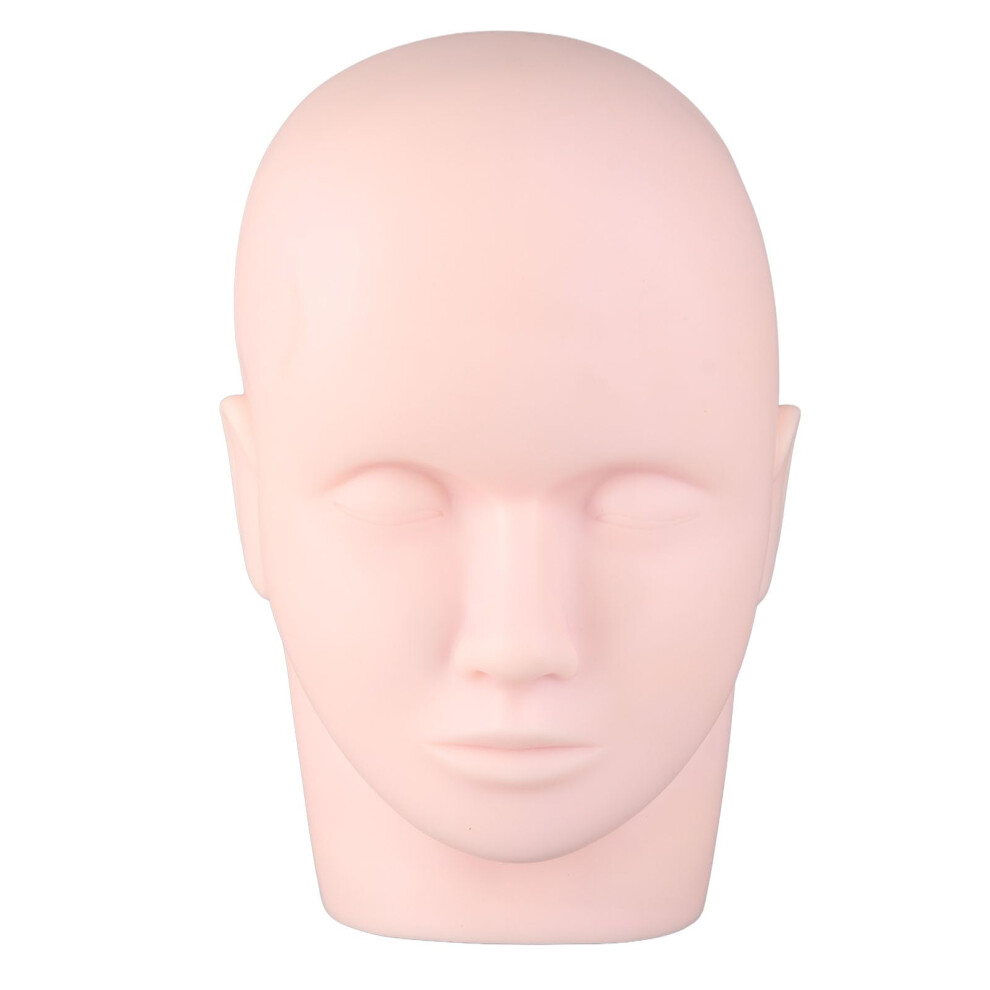 Lash Mannequin Head for Lash Extension Practice, Makeup Training, Soft Touch Rubber, Easy to Clean, Salon Use