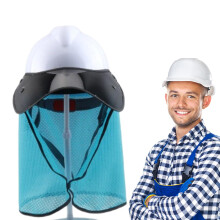 Hardhat Sun Shade HelmetMounted UVBlocking Neck Guard, Breathable Sunshade for Heatstroke Prevention