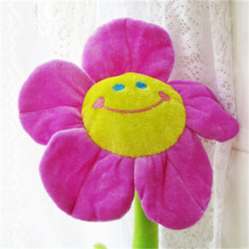 Lila Plüsch Sonnenblume 90cm/35.4in Samt 1