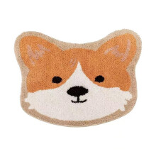 Irregular Shaped Doormat, Washable, NonSlip, Animal Shape, MultiColoured Ref: 4087