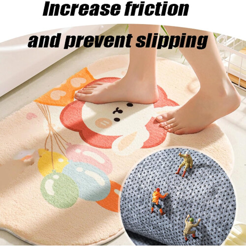 Irregular Shaped Doormat, Washable, NonSlip, Animal Shape, MultiColoured Ref: 4087 1