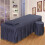 Massage table cover fitted sheet, solid wood, 5 sizes (Light Grey) 2