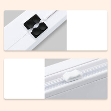 Reusable ABS Plastic Wrap Cutter Dispenser, 325g, Adjustable, Suction Mount