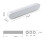 Reusable ABS Plastic Wrap Cutter Dispenser, 325g, Adjustable, Suction Mount 8