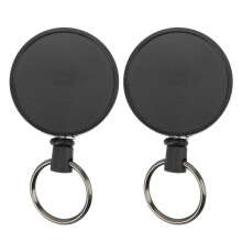 Uitschuifbare trekketting met stevig stalen trekkoord, roestvrijstalen touw zorgt voor een soepele werking, perfect voor visitekaarthouders en