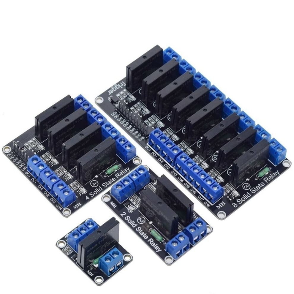 5V 2 Channel Solid State Relay Module Dual Control Low Level Trigger 250V 2A For Arduino 9382693806857