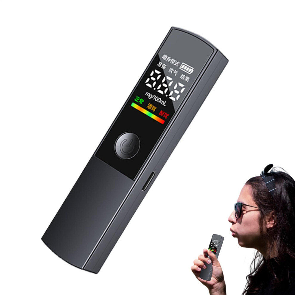 Alcohol Breathalyzer With Precision Sensor, Accurate Portable Tester For Drivers Home And Car 9382693806949