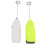 Mini frullatore a mano, set da 2 pezzi, argento, 2 batterie AA 10
