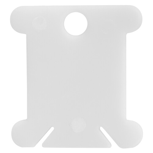 100Pcs Plastic Cross Stitch Bobbin Winding Boards, 3.6x3.7cm 2
