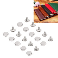 50 Sets 8mm Zinc Alloy Rivets and Studs for Leather Crafts & Clothing