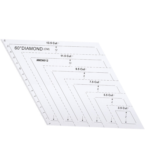 5Pcs Patchwork Lineal Quilten Vorlagen Transparent