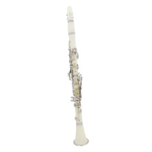 Clarinet White Clarinet 17 Keys Bb B Flat Professional Woodwind Instrument Bakelite Clarinet with Case