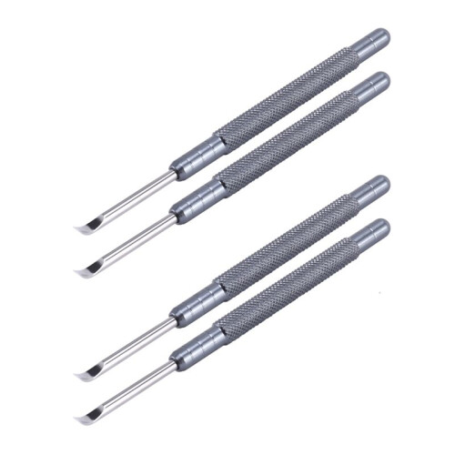4 Pack Metal Watchmaker Repair Tool Watch Hand Remover Tools Levers with Flat Blade