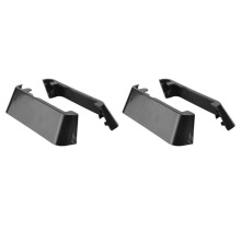 2X Car Roof Rack Rail Middle Trim Cover Roof Bar End Shell for Land Prado FJ120 2003-2009
