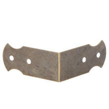 Dekorativt hörnskydd Antik Dekorativt kantskydd Möbelkantskydd i vintagestil L-formade hörnskydd Elegant design Järn