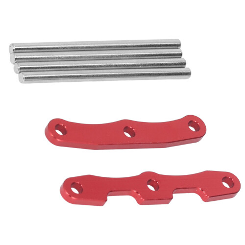Aluminum RC Front Rear Bulkhead Tie Bars for 1/10 Slash Red 2