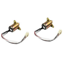 2X Brandstof Uitschakeling Solenoid voor 12V Motor Takeuchi 1503ES-12S5SUC5S Stop Solenoid Deel 17594-6001-4 SA4569T SA-4562T