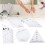 5Pcs Patchwork Lineal Quilten Vorlagen Transparent 8