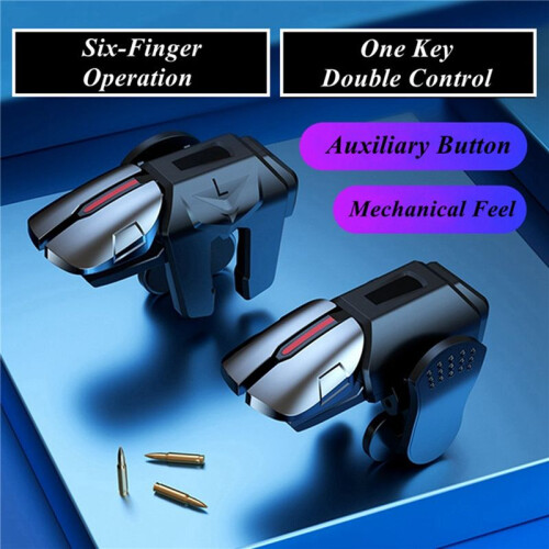 3X G21 Mobile Phone Game Trigger för PUBG Gaming Controller L1 R1 Alloy Key Button för  Android Gamepad Joystick 2