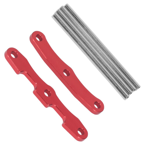 Aluminum RC Front Rear Bulkhead Tie Bars for 1/10 Slash Red 1