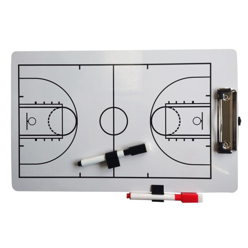 2X  Board Dry Erase Coaching Board Double Sided Design Strategy Board Whiteboard for Basketball 1