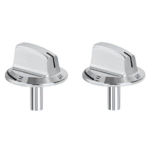 2 PCS Upgrade 5304525746 Long Stem Stove Knobs Replacements, Compatible with Gas Stove Range Oven Knobs